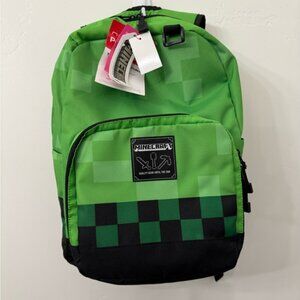 Minecraft Green Creeper Backpack